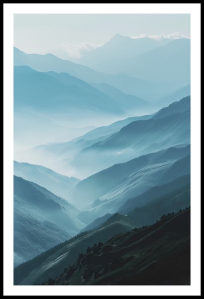 Plakat 53x81cm Między Chmurami zdjęcie 3