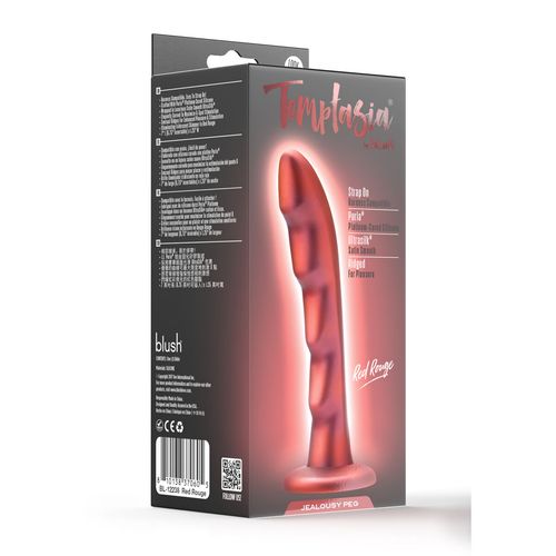Dildo Blush Temptasia Czerwony Ø 3,2 cm na Arena.pl
