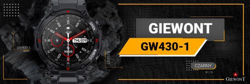 Smartwatch Giewont GW430-1 Czarny na Arena.pl