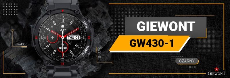 Smartwatch Giewont GW430-1 Czarny zdjęcie 8