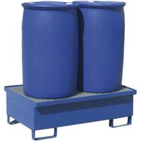 wanna wychwytowa metalowa na 2 beczki 200l 120x80cm