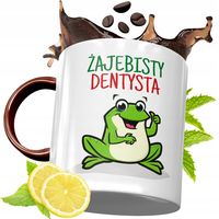 Kubek Bordowy Dla Dentysty Na Urodziny Prezent Z Nadrukiem Ze Zdjęciem