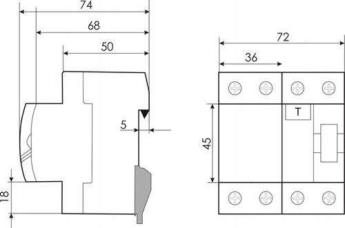 WYŁĄCZNIK RÓŻNICOWO-PRĄDOWY RÓŻNICÓWKA 25A 30mA 3F na Arena.pl