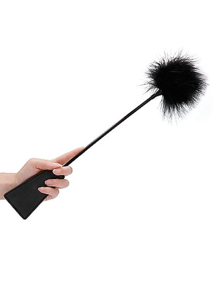 Ouch! Crop With Feather - Black zdjęcie 3