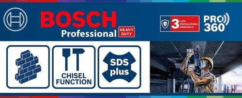 MOCNA Młotowiertarka SDS Plus 2.7 J Walizka BOSCH GBH 240 na Arena.pl