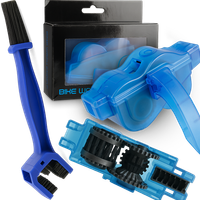 PRZYRZĄD + SZCZOTKA DO CZYSZCZENIA I SMAROWANIA ŁAŃCUCHA ROWEROWEGO ROWERU