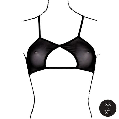 keyhole mesh bra with double back straps and adjustable sliders na Arena.pl