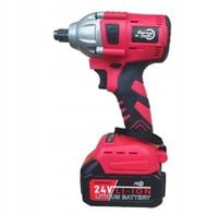 KLUCZ UDAROWY AKUMULATOROWY 2X BATERIA 500NM ŁADOWARKA 2 NASADKI