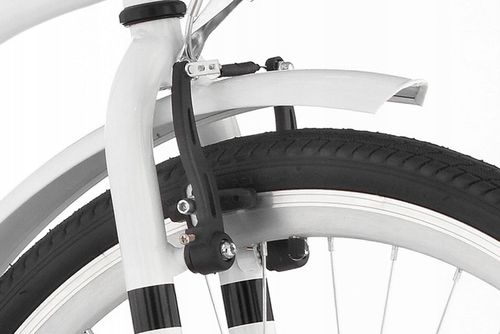 Rower miejski INDIANA Moena 26 cali damski Biały na Arena.pl