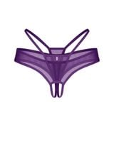stringi otwarte fioletowe vibres l/xl obsessive