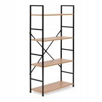 Regał ModernHome 58,5 cm x 113 cm x 23,5 cm odcienie brązu