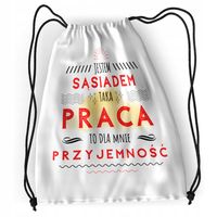 Plecak Dla Sąsiada Sportowy Szkolny Worek Torba Z Nadrukiem Ze Zdjęciem