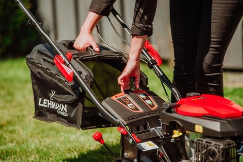 KOSIARKA SPALINOWA LEHMANN 44CM NAPĘD POTĘŻNA SILNIK 146CC MULCZOWANIE 6KM na Arena.pl