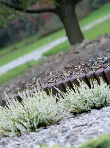 Palisada ogrodowa obrzeże trawnikowe Border 5m Płotek Brąz na Arena.pl