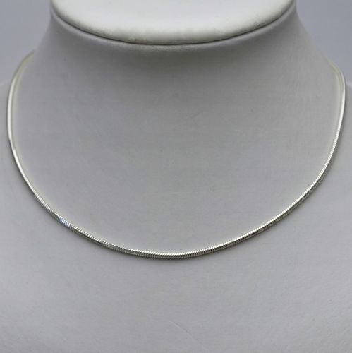 ŁAŃCUSZEK SREBRNY ŻMIJKA DAMSKI 2mm 50cm SREBRO na Arena.pl