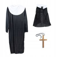 Kostium Zakonnica Przebranie dla Dorosłych Strój Zakonnicy Halloween Habit