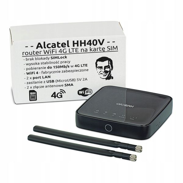 Alcatel HH40V Domowy Router SIM WiFi 4G LTE T-mobile Orange Play Plus NJU zdjęcie 9