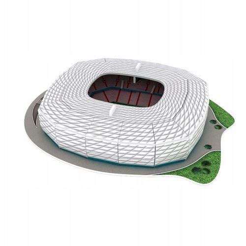 Stadion piłkarski - EURO 2024 - Puzzle 3D 218 elementów na Arena.pl