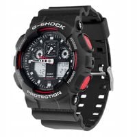 ZESTAW G-SHOCK GA-100-1A4ER CZARNY CZARNY