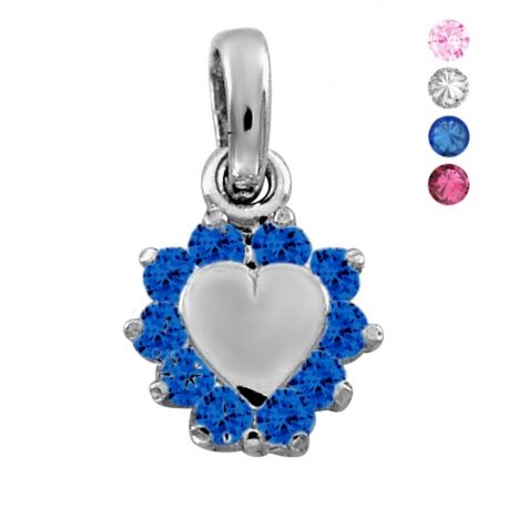 SREBRNY KOMPLET SERDUSZKA NA SZTYFT SREBRO PRÓBY 925 DOSTĘPNE RÓŻNE KOLORY zdjęcie 5