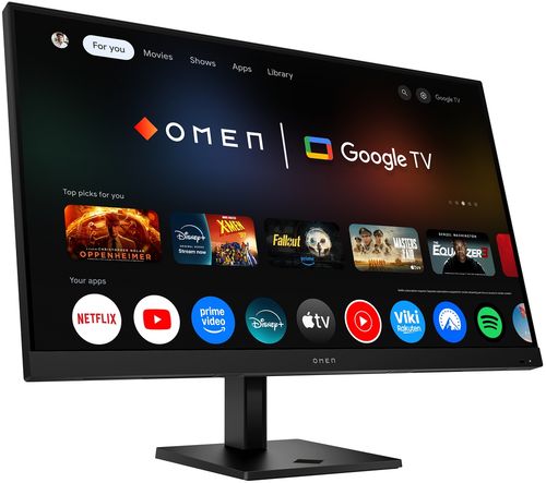 Monitor inteligentny HP OMEN 32x 4K Gaming UltraHD IPS 144Hz HDR 31.5 cali 3840x2160 Google TV HDMI DisplayPort USB-C 99Z68AS na Arena.pl