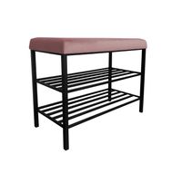 Szafka na buty Regał Półka stelaż czarny MG58