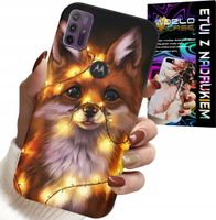 ETUI DO MOTOROLA MOTO G10 POWER - SŁODKI LISEK ZWIERZĘTA LEŚNE CASE +SZKŁO