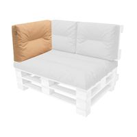 Poduszka oparciowa "Flora" 59x45 cm wodoodporna do mebli z palet, beżowy