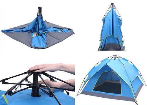 Namiot Turystyczny 3-Osobowy Z Tropikiem - Idealny Na Kemping na Arena.pl