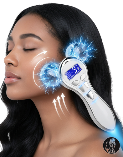 Masażer twarzy Kulowy 4D do masażu ciała Bezprzewodowy z wibracją EMS LED na Arena.pl