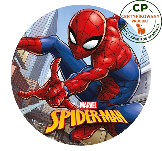 Opłatek na tort Spiderman zdjęcie 1