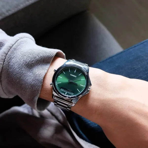 ZEGAREK MĘSKI CASIO MTP-VC01D-3E+ BOX (zd239b) zdjęcie 5