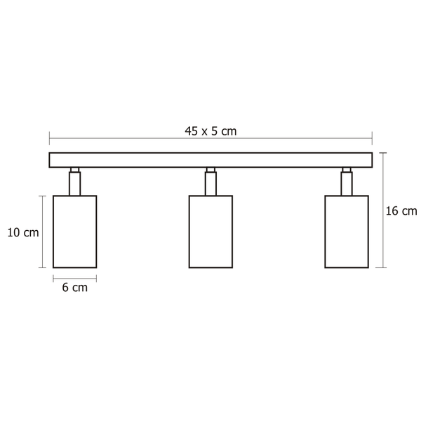 NOWOCZESNE LAMPY WISZĄCE ROLLER 3L 06/3LC zdjęcie 2