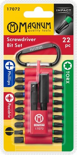 Zestaw bitów udarowych bity udarowe końcówki Magnum PRO mocne 1/4 na Arena.pl