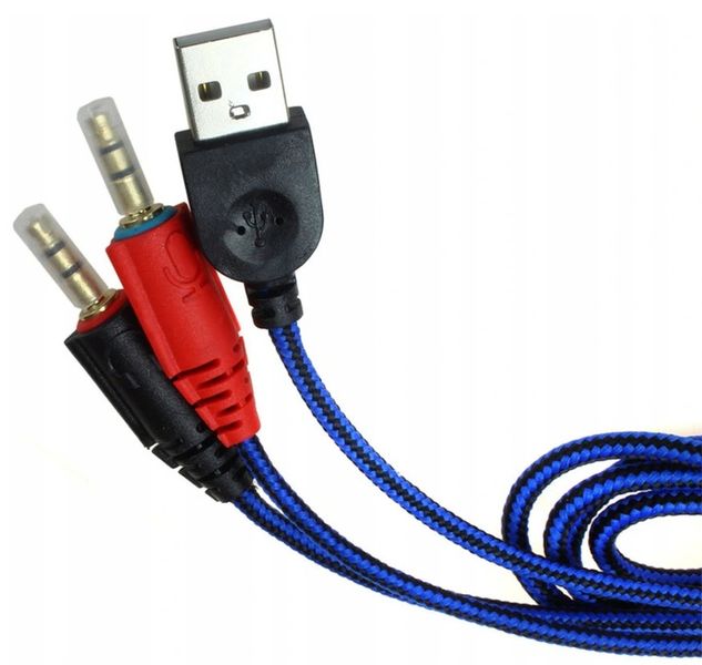 SŁUCHAWKI DLA GRACZY GAMINGOWE LED Mikrofon +COMBO zdjęcie 10