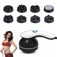 PROFESJONALNY PISTOLET DO MASAŻU ANTYCELLULITOWY MASAŻER WYSZCZUPLAJĄCY 9w1