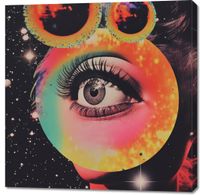 Obraz 100x100cm Oko w Kosmosie