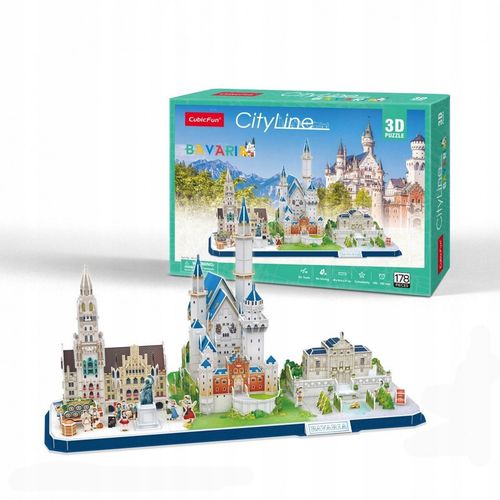 Puzzle 3D City Line Bavaria   2675 na Arena.pl