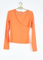 BLUZKA DAMSKA POMARAŃCZOWA BASIC VANILA R. 38