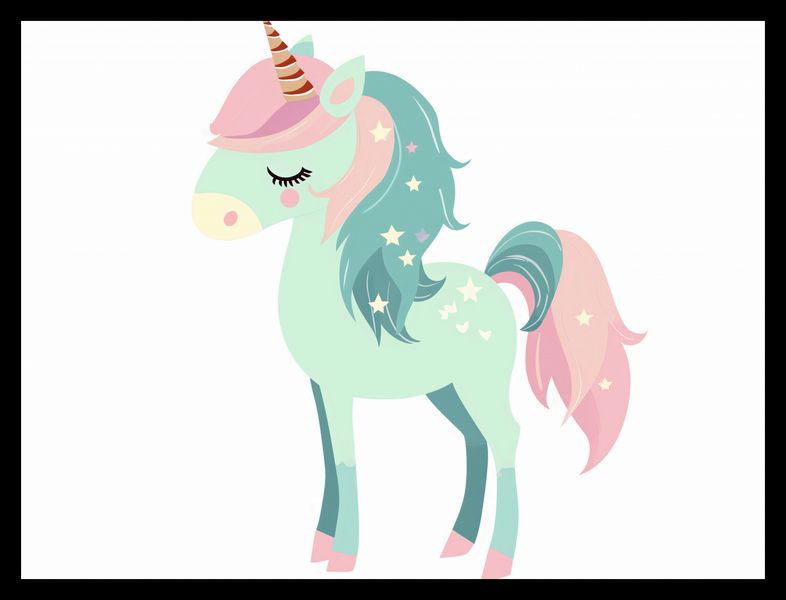 Plakat 40x30cm Jednorożec Marzeń zdjęcie 2