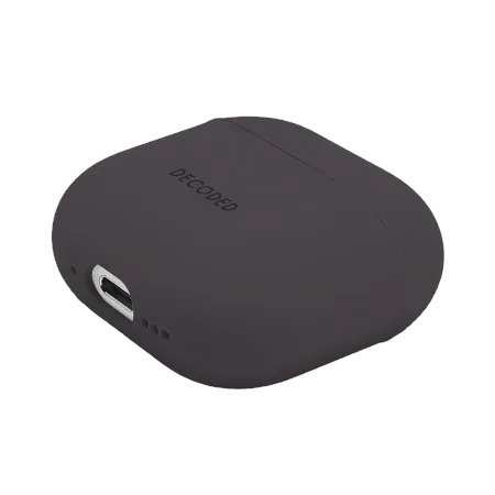 Etui Decoded Silicone Aircase  na AirPods 4 - grafitowe na Arena.pl
