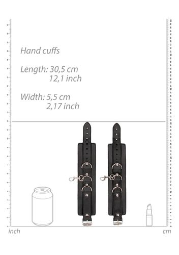 bonded leather collar with hand cuffs na Arena.pl