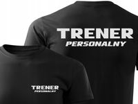 KOSZULKA TRENER PERSONALNY NAPIS ODBLASKOWY XL