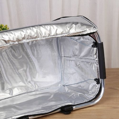 KOSZ PIKNIKOWY SKŁADANY TORBA TERMICZNA TURYSTYCZNY KOSZYK IZOLACYJNY 30L na Arena.pl