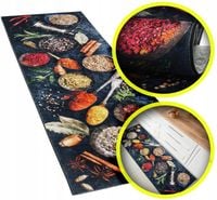 CHODNIK DO KUCHNI ANTYPOŚLIZGOWY DYWAN MIĘKKI DYWANIK KUCHENNY 60X200