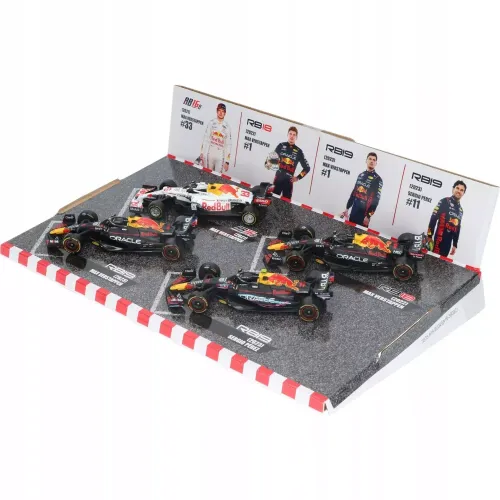 F1 RED BULL Zestaw 2021 2022 2023 Verstappen 1/43 Bburago na Arena.pl