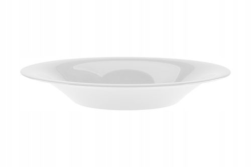 KOMPLET Talerz głęboki 6 sztuk CLASSIC 24,1cm białe szkło opal na Arena.pl