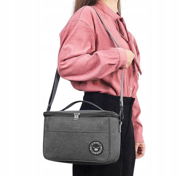 Torba Lunch Box Duża Termiczna Jedzenie Śniadanie zdjęcie 9