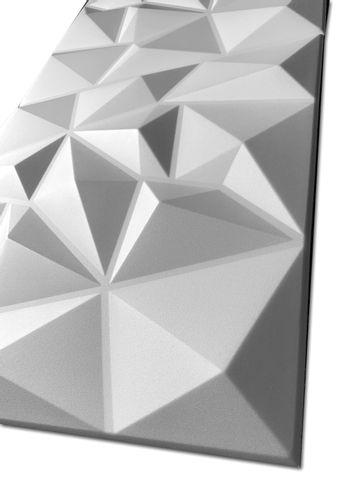 Białe Piankowe Kasetony Sufitowe panele ścienne 3D Brylant na Arena.pl