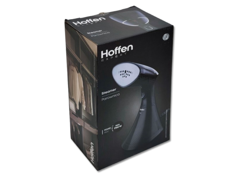 Parownica do ubrań Hoffen - 1700W - Czarna zdjęcie 10